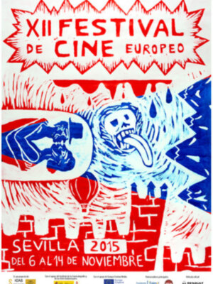 La pintora Cristina Lama reinterpreta los géneros cinematográficos en el cartel del XII Festival de Cine Europeo de Sevilla
