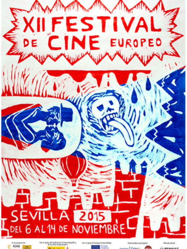 La pintora Cristina Lama reinterpreta los géneros cinematográficos en el cartel del XII Festival de Cine Europeo de Sevilla