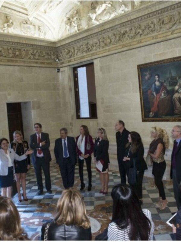 Visita institucional de abogados y jueces italianos al Colegio de Sevilla