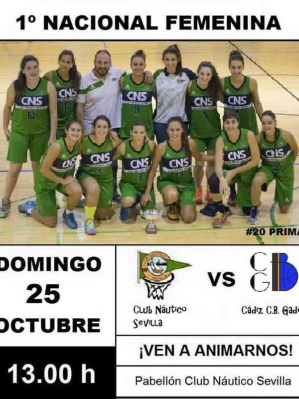 Comienza la Liga 2015/16 de Primera Nacional femenina para el Club Náutico Sevilla