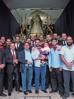 Sevilla.Suspendida la procesión de la Virgen del Amparo por las inclemencia meteorológica, del barrio sevillano de Fray Isidoro de Sevilla.