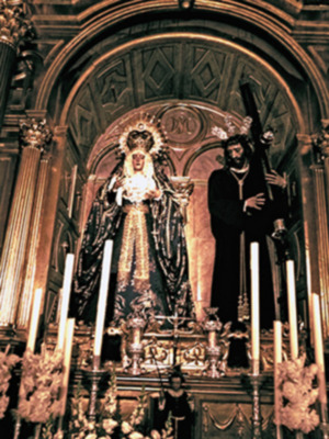 Sevilla. Misa de Réquiem en la Hermandad de Jesús Nazareno de Alcalá del Río.(Sevilla)