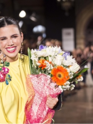 LA MODELO DE GO! EVENTOS Y COMUNICACIÓN SOLEDAD BAYON PREMIO MEJOR MODELO WE LOVE FLAMENCO 2016.