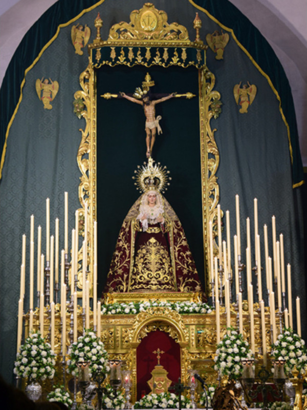 La Novena  en honor a la Virgen de Las Angustias Ilípense marca el paso para la cuaresma 2016.