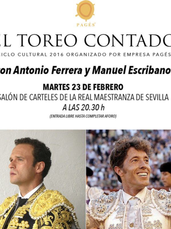 Ferrera y Escribano repasarán sus faenas a los victorinos