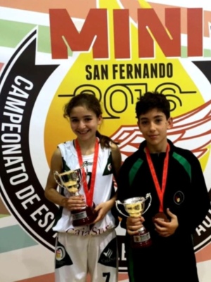 Doblete en el podio para el Club Náutico en el Nacional Interautonómico minibasket