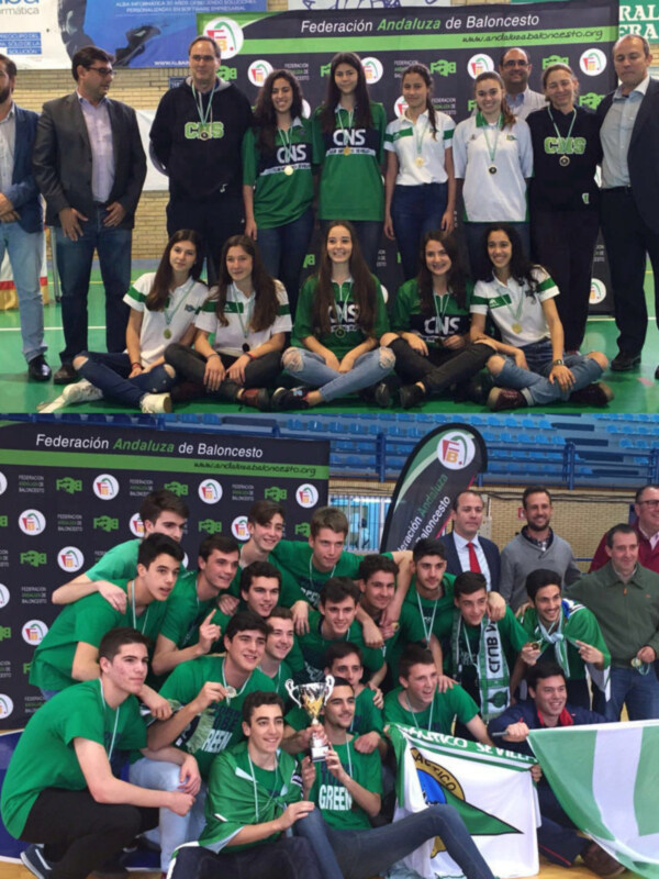 La corona provincial cadete femenina de baloncesto, también para el Náutico, subcampeón en categoría júnior masculina