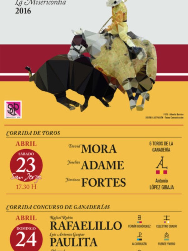 La empresa Simón Casas Production UTE apuesta por la juventud para la feria de San Jorge 2016