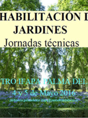 Jornadas de Rehabilitación de Jardines en Palma de Río, Córdoba