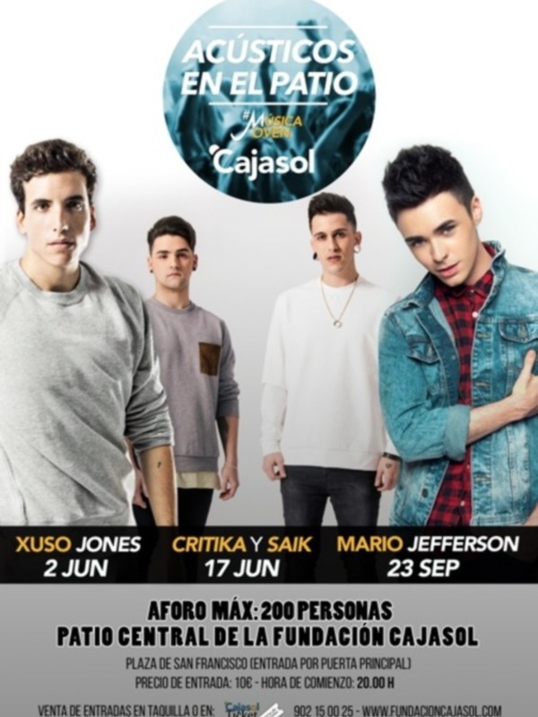 La Fundación Cajasol estrena el nuevo ciclo de conciertos de música joven “Acústicos en el patio”