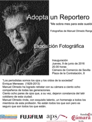 	    Inauguración de la exposición fotográfica "Adopta un Reportero"