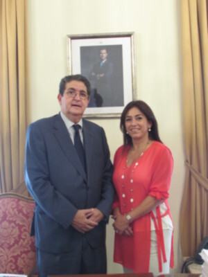 La Consul General de Colombia visita institucionalmente el Colegio de Abogados de Sevilla