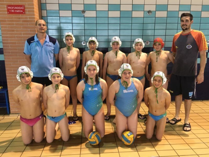 Los alevines del C.W. Dos Hermanas-EMASESA, en el Campeonato de España 