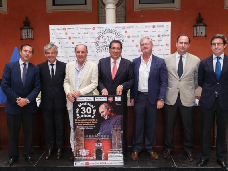 José Manuel Soto celebra sus 30 años en la música con un concierto benéfico de la mano de Konecta y la   Fundación Cajasol