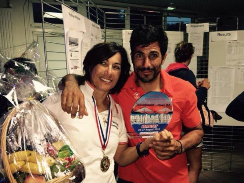 Podio doble para el Náutico Sevilla en el Campeonato de Europa de Raceboard