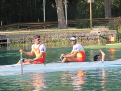 A tres puestos de la medalla en el Mundial absoluto de remo