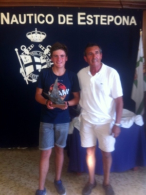 Podio sevillano en la Copa de Andalucía de la clase Láser 4.7