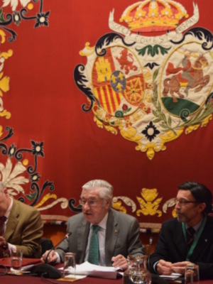 Catedra taurina en la Real Maestranza- sección academica de octubre del curso de “temas sevillanos”