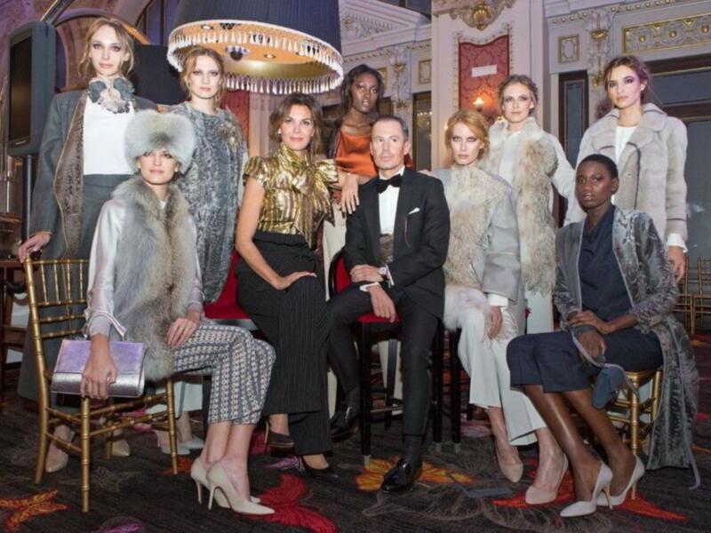 SANTIAGO DEL PALACIO y MAR FLORES  colaboran en la presentación de su colección César  Invierno 2016/2017