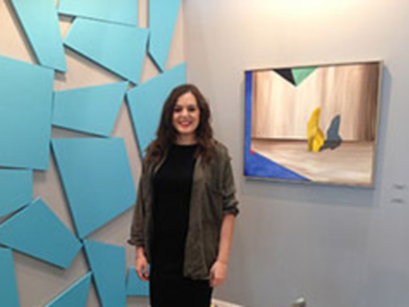 La joven pileña se estrena como comisaria del proyecto en la II Feria Internacional de Arte Contemporáneo de Sevilla