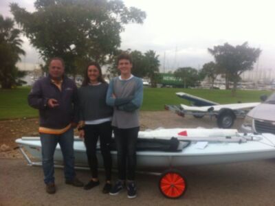 El Club Náutico Sevilla, en el Campeonato de España de Láser 4.7