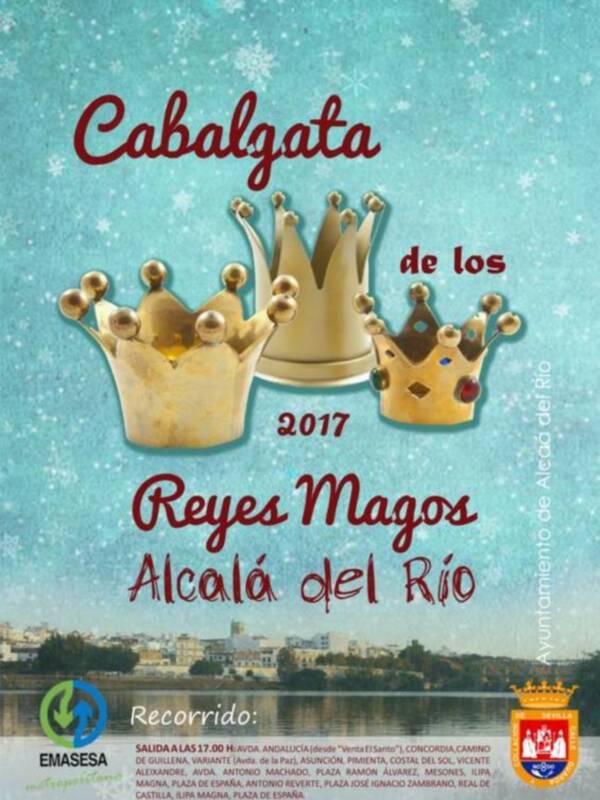 Alcalá del Río  espera a sus majestades los  Reyes de la ilusión.