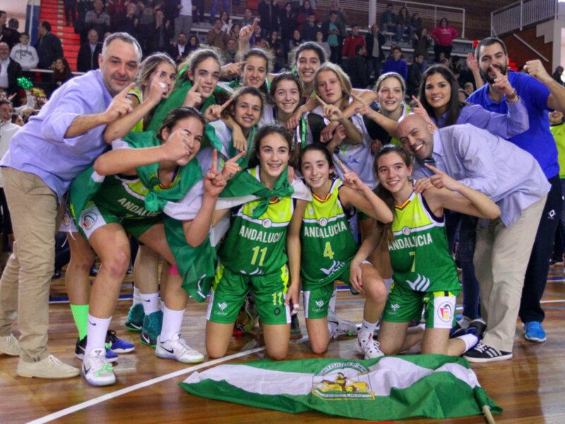 Lucía Fernández, campeona de España con Andalucía