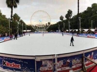 Las pistas de hielo Kinder Ice han atraído a un total de 128.000 patinadores esta Navidad