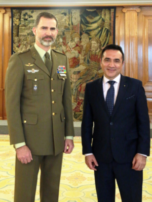 El pintor malagueño Antonio Montiel retratará a Su Majestad Felipe VI