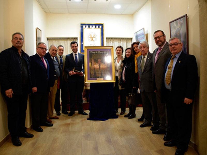 La  tertulia “Cruz de Carey” presentó su anual cartel de Semana Santa 2017