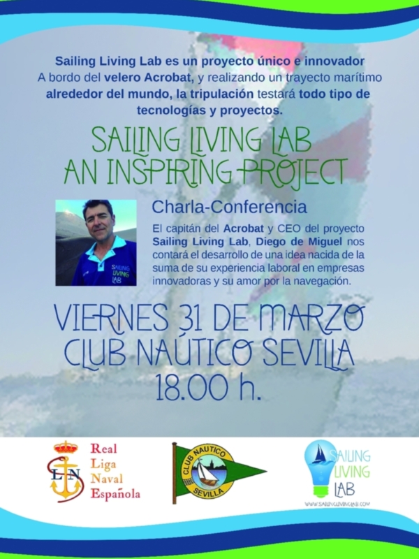 Ven y visita en el Náutico el velero 'Acrobat', base del proyecto 'Sailing Living Lab'