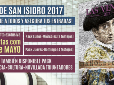 Plaza 1 pone a la venta packs de entradas para San Isidro