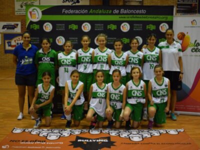 Las chicas del Club Náutico toman el relevo en el Campeonato de Andalucía minibasket