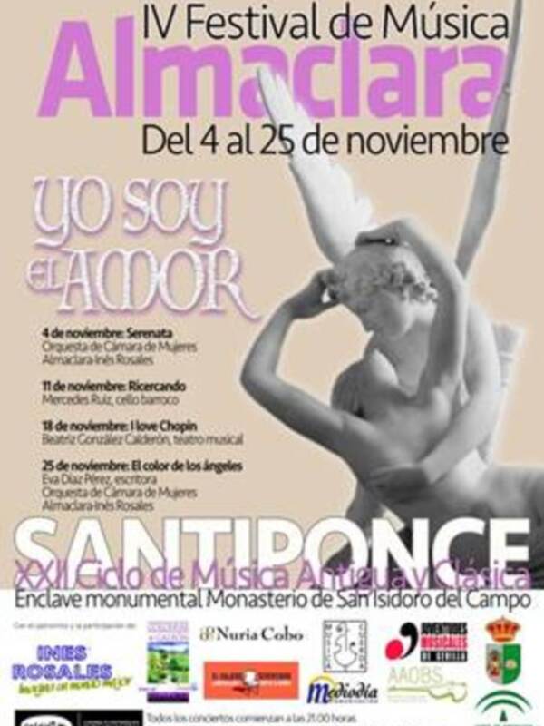 IV FESTIVAL DE MÚSICA ALMACLARA Yo soy el Amor