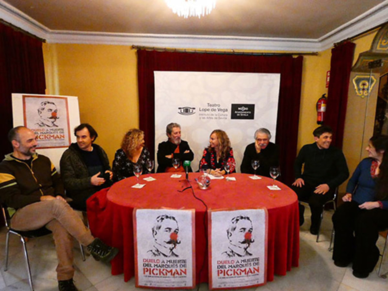 El Teatro del Lope de Vega acoge el estreno absoluto de la obra ‘Duelo a muerte del Marqués de Pickman’, de la Fundición Producciones