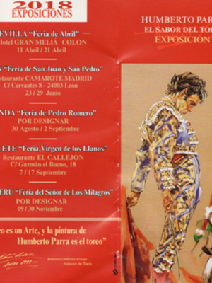 Exposición de Humberto Parra El Sabor del Toreo
