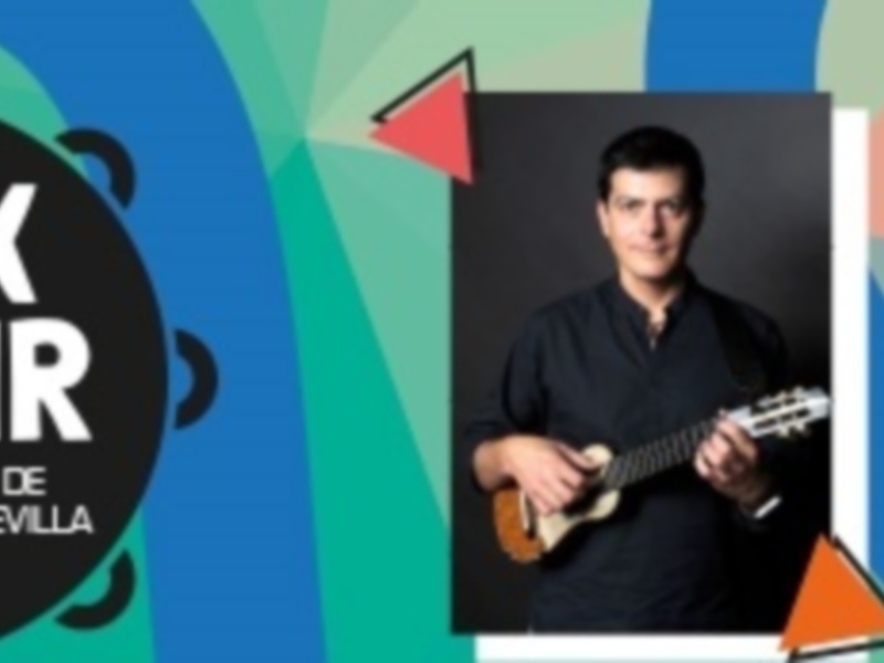 El músico timplista Benito Cabrera inaugura los conciertos del II ciclo FOLKQUIVIR en Sevilla