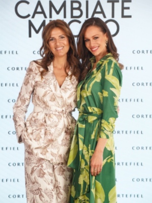 Eva González y Justice Joslin,  protagonistas de la nueva campaña SS19  de Cortefiel:‘Cámbiate mucho’.
