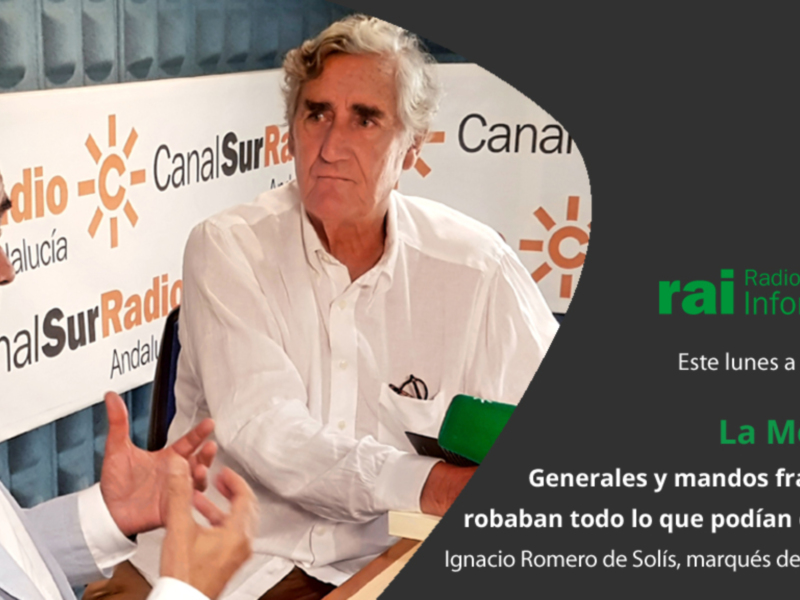 Rafael Guerrero entrevista al escritor Ignacio Romero de Solís, este lunes en "La Memoria"