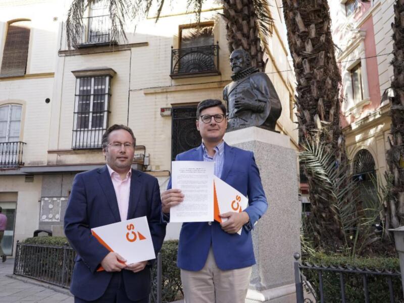 Ciudadanos propone que Sevilla sea la próxima sede del encuentro de la Red de Ciudades Cervantinas