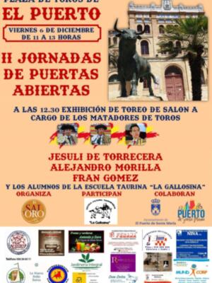 A la jornada de puertas abiertas le acompañara una exhibición de toreo de Salón