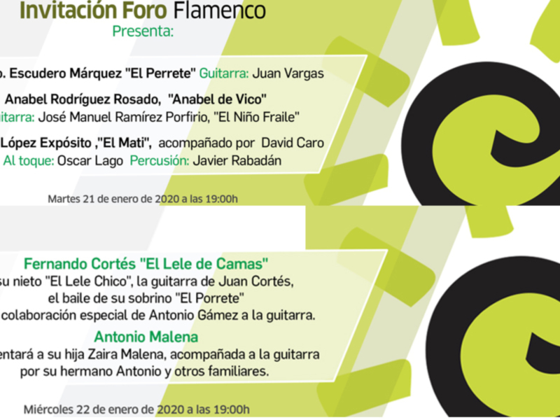 Canal Sur Radio celebra esta semana dos ediciones de su "Foro Flamenco"