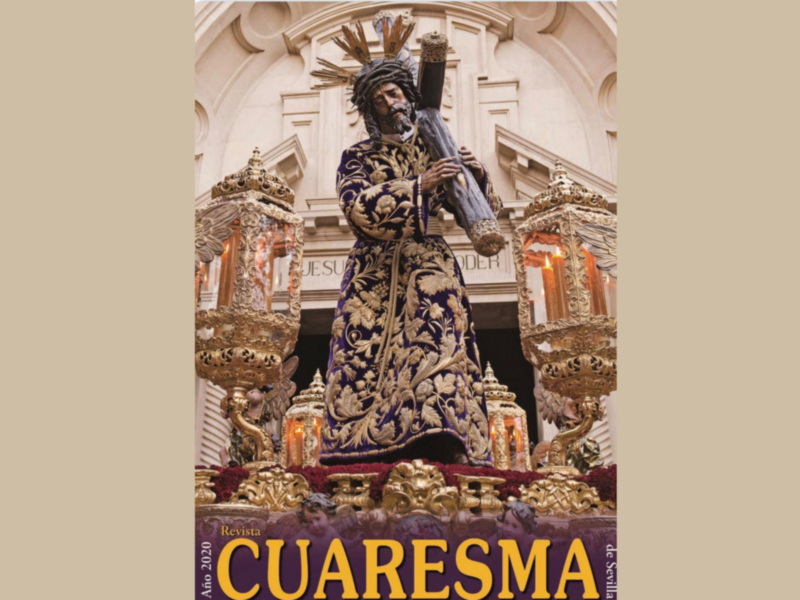 Cartel portada de la revista cuaresma 2020
