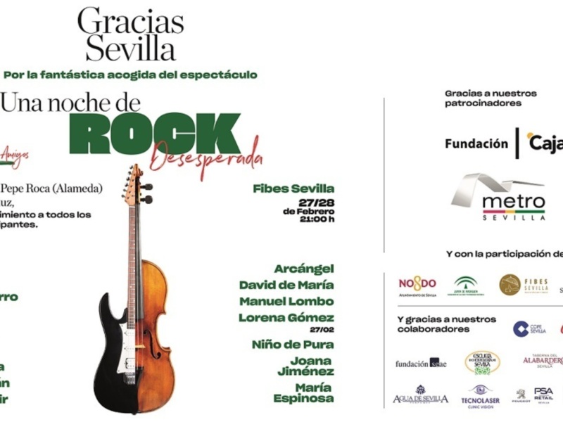 Mágicas noches sinfónicas para conmemorar el rock andaluz en 'Una noche de rock desesperada'