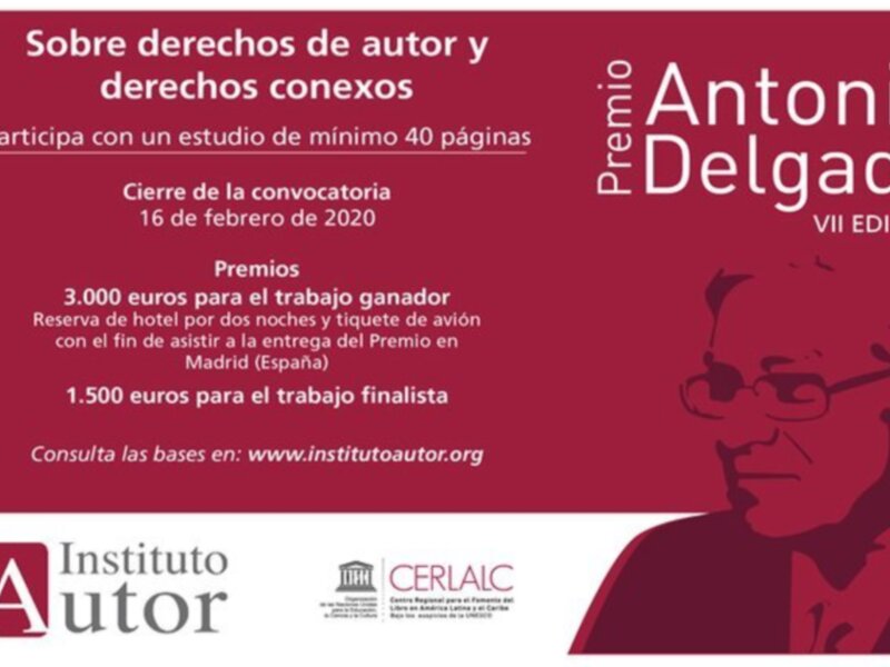 El jurista malagueño Luis M. Benito, finalista del VII Premio Antonio Delgado de derecho de autor