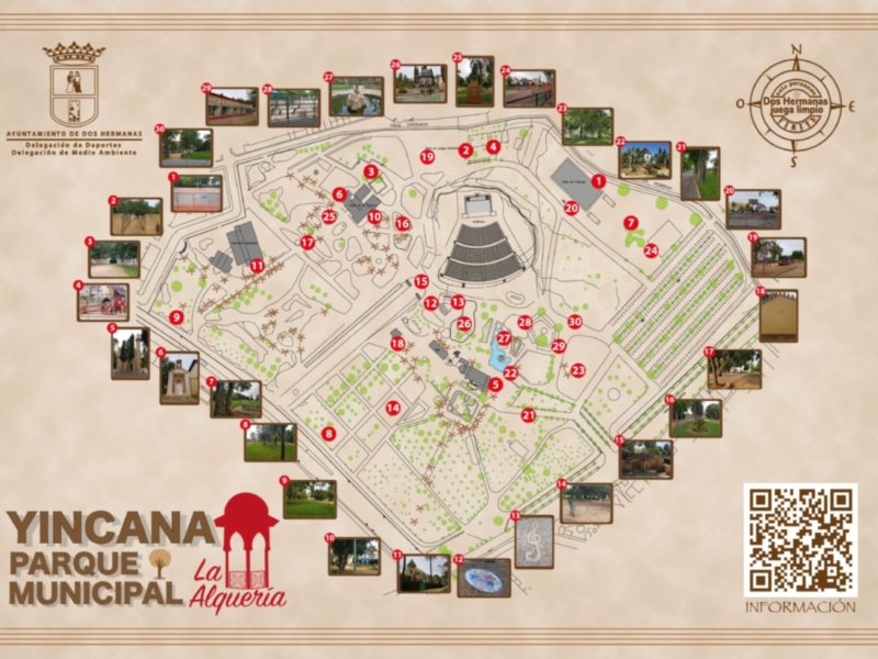Circuito de yincanas en los parques municipales de Dos Hermanas