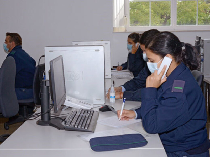 Los equipos de rastreo de estas tres unidades del Ejército del Aire forman la Sección de Vigilancia epidemiológica.