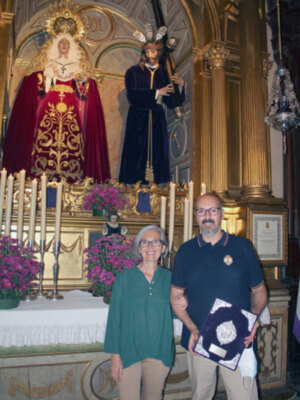 Exaltación de la Hermandad del Nazareno, de la titular mariana de Alcalá del Río.