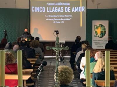 La Antigua Hermandad de La Vera-cruz de Alcalá del Río, tuvo lugar de la Presentación del Plan de Acción Social del  50 Aniversario de la titular Mari