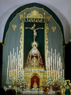 Este sábado  comenzará la Novena a la Virgen de las Angustias Coronada de Alcalá del Rio.